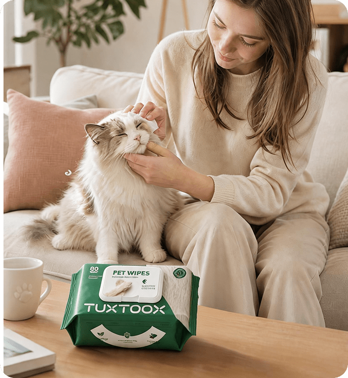 Plant-Based Cleansing Pet Wipes